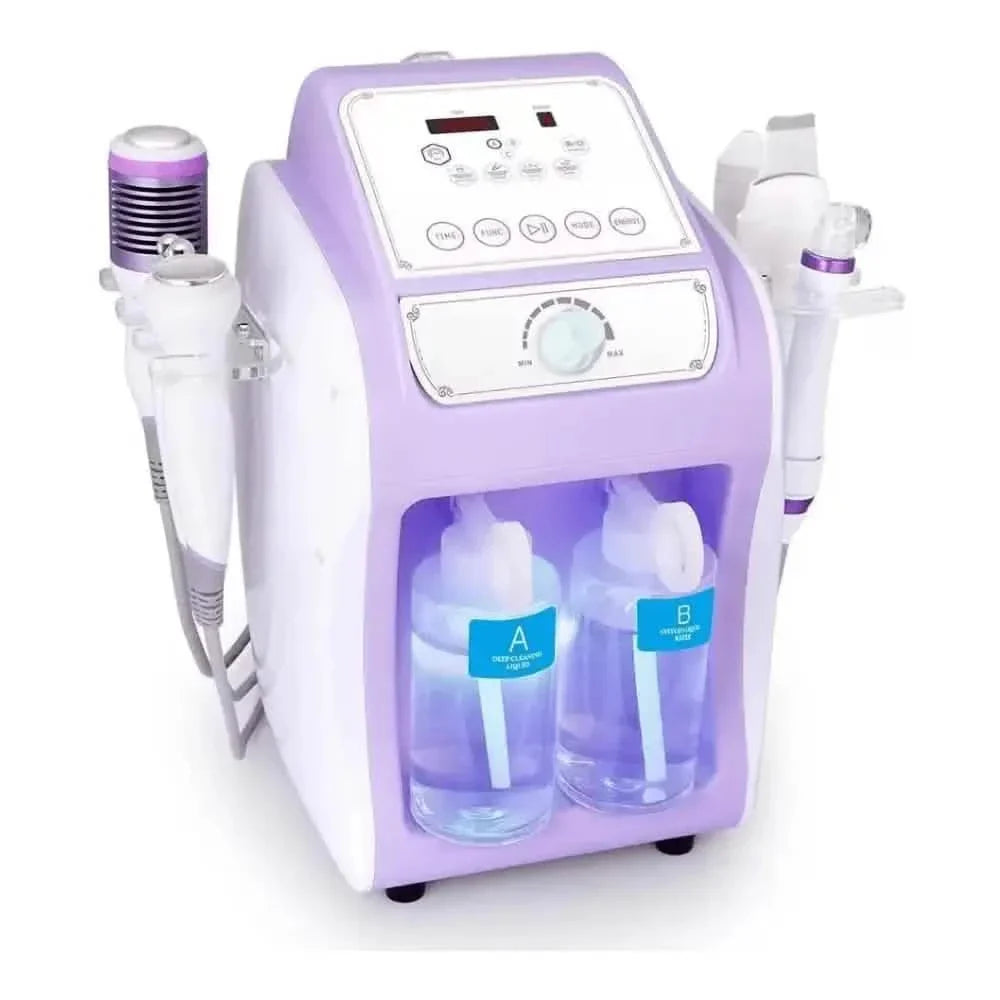 6 In 1 Hydro Dermabrasion Facial Machine Purple