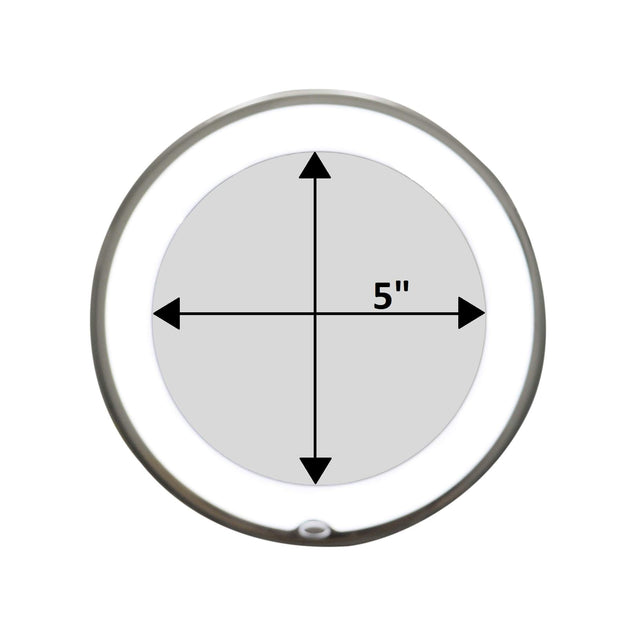 Lunara | Elegant LED Magnifying Makeup Vanity Mirror with Flexible Gooseneck