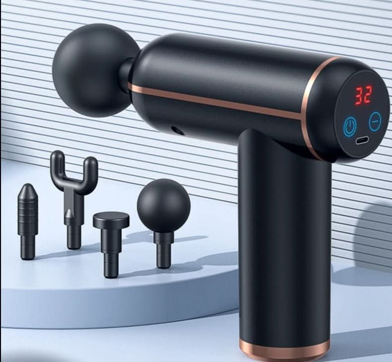 MassageGun Pro | Portable Massage Gun with 4 Heads for Muscle Relief