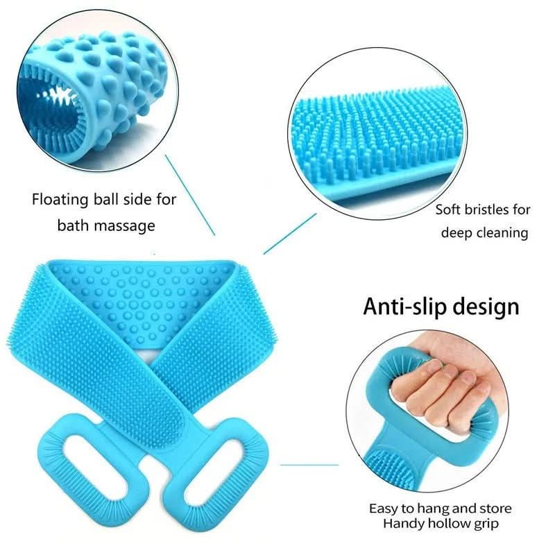 MassageBrush Pro | Silicone Body Scrubber for Smooth, Healthy Skin