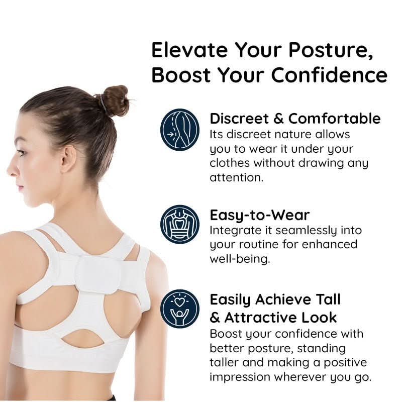 PosturePro | Invisible Posture Corrector for Spinal Alignment and Back Support