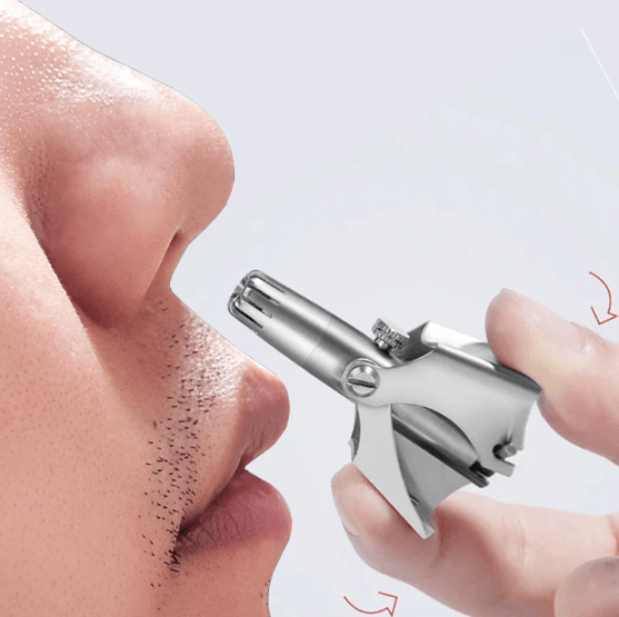 ProTrim Nose Hair Cutter | Painless Stainless Steel Trimmer for Nose and Ear