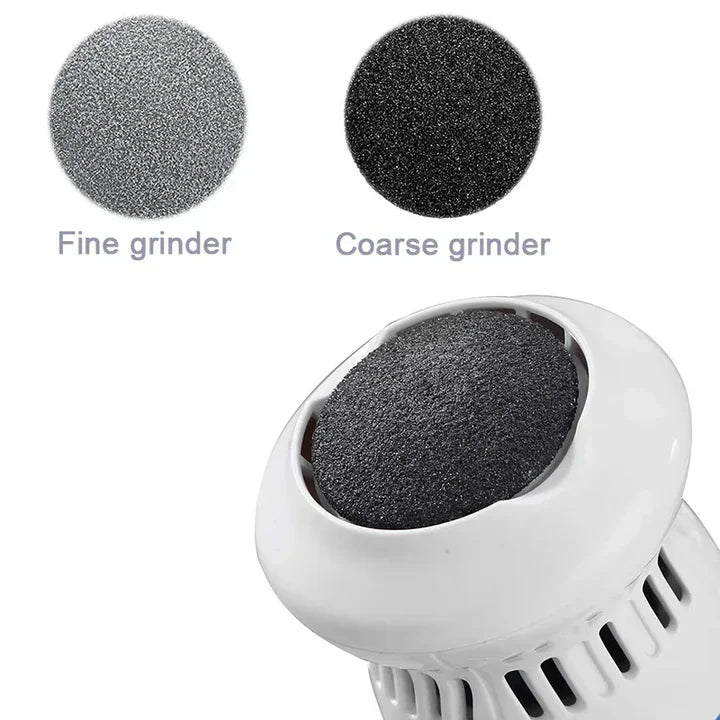 PediGlow | Effective Ergonomic Electric Callus Remover for Smooth Feet