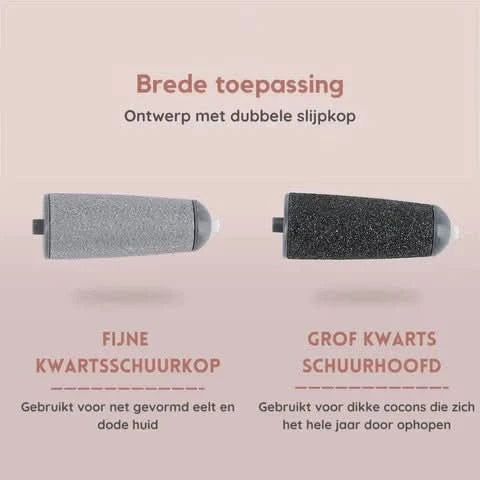 PediLuxe | Electric Foot Care Tool with Two-Speed Motor for Smooth Feet