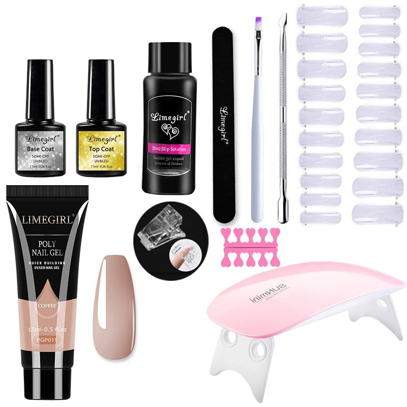 PolygelPro | Nail Kit with UV Lamp for Long-Lasting Professional Finish