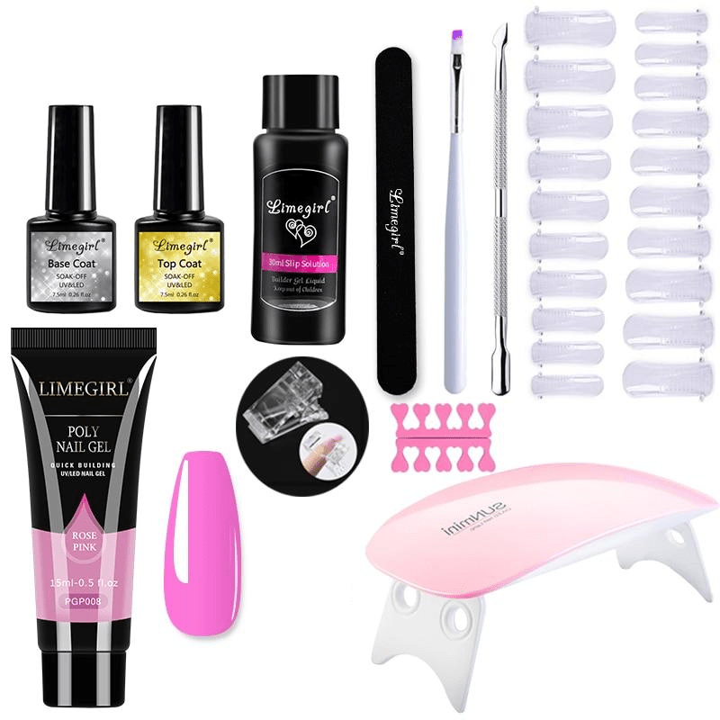 PolygelPro | Nail Kit with UV Lamp for Long-Lasting Professional Finish