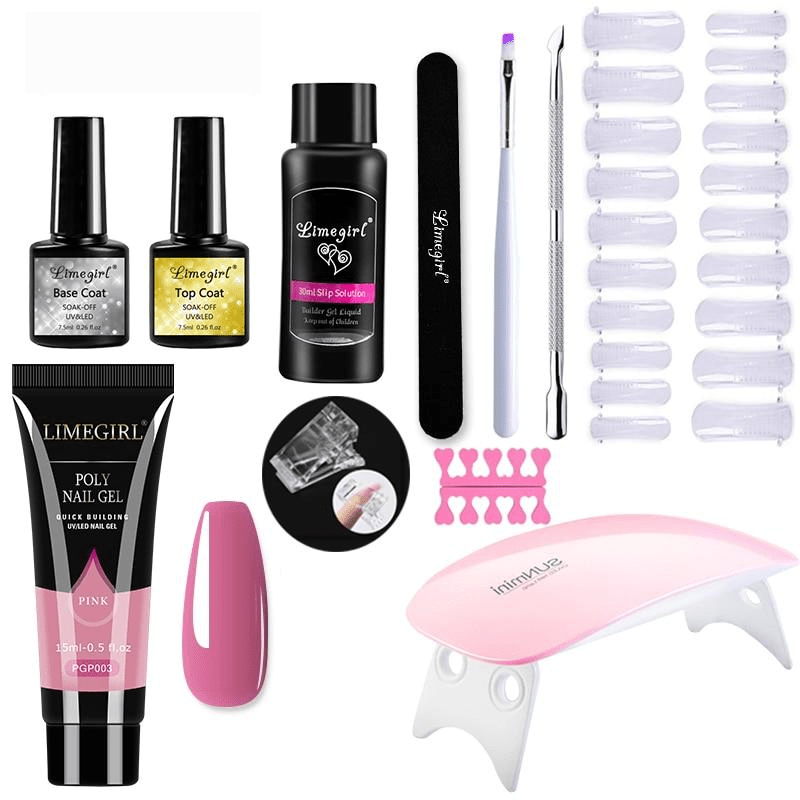 PolygelPro | Nail Kit with UV Lamp for Long-Lasting Professional Finish