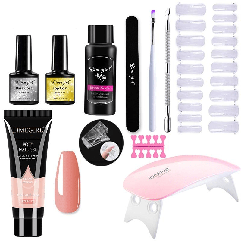 PolygelPro | Nail Kit with UV Lamp for Long-Lasting Professional Finish