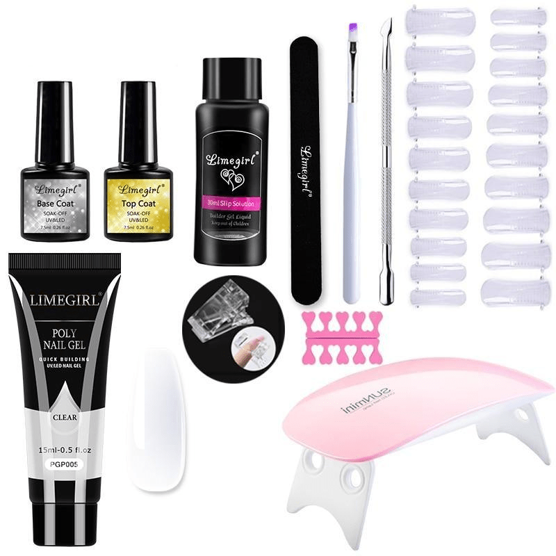 PolygelPro | Nail Kit with UV Lamp for Long-Lasting Professional Finish
