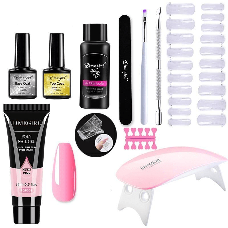 PolygelPro | Nail Kit with UV Lamp for Long-Lasting Professional Finish