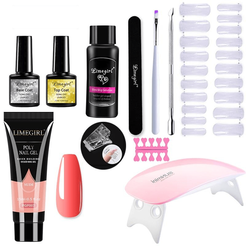 PolygelPro | Nail Kit with UV Lamp for Long-Lasting Professional Finish