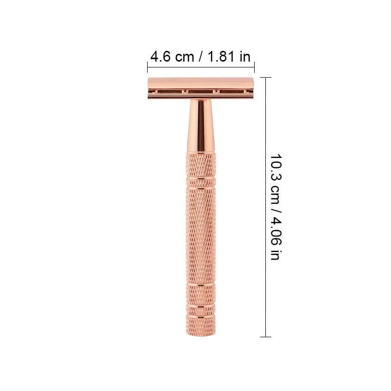 PrecisionBlade | 5-Blade Luxury Razor Set in Rose Gold, Silver & Black