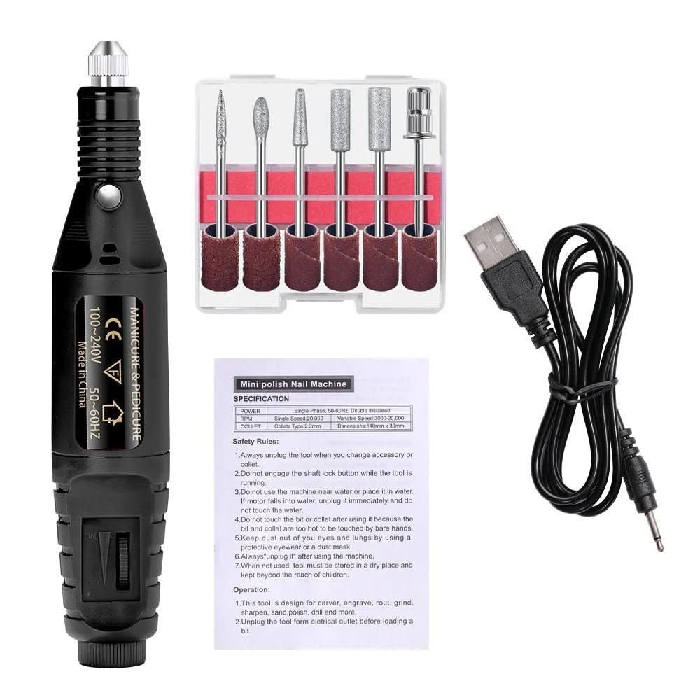 ProNail Expert | 6-in-1 Nail Care Set for Manicure & Pedicure Grooming