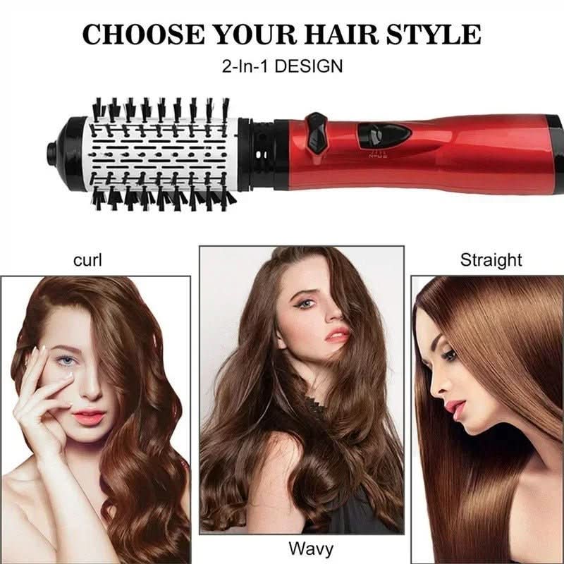 RevolveGlam 3-in-1 Styler | Hair Dryer with Blow-Drying and Curling Function