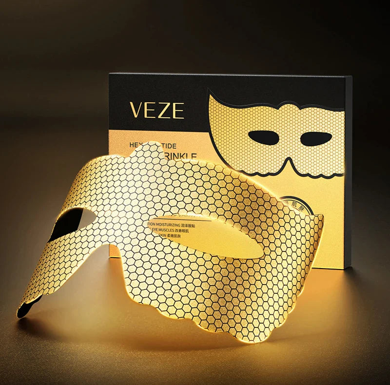 PeptideLift – Golden Collagen Eye Masks for Firmness