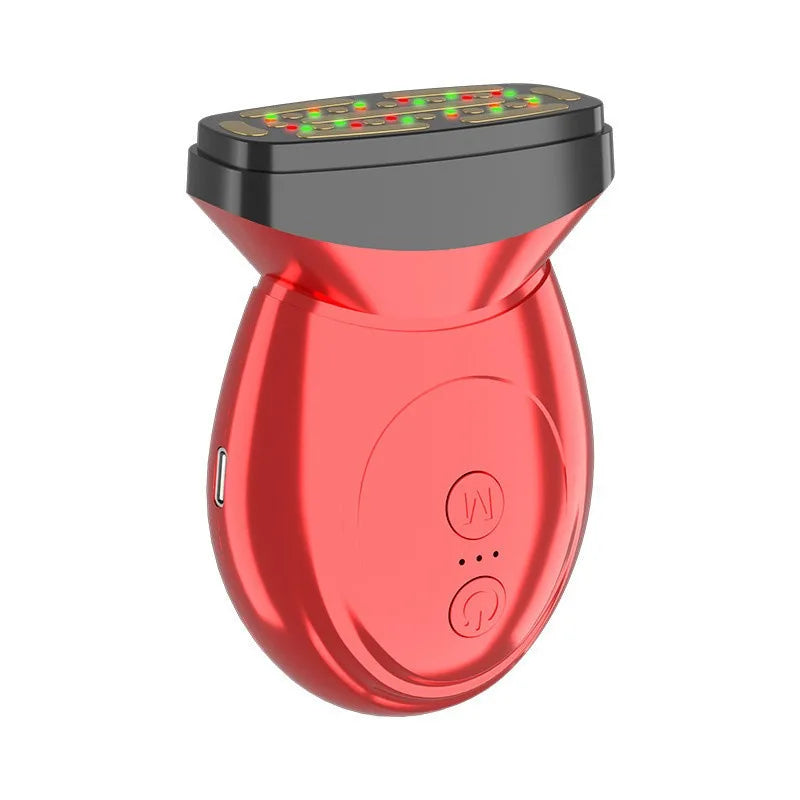 VibeLift - Red Light Therapy Face & Neck Massager for Youthful Contours