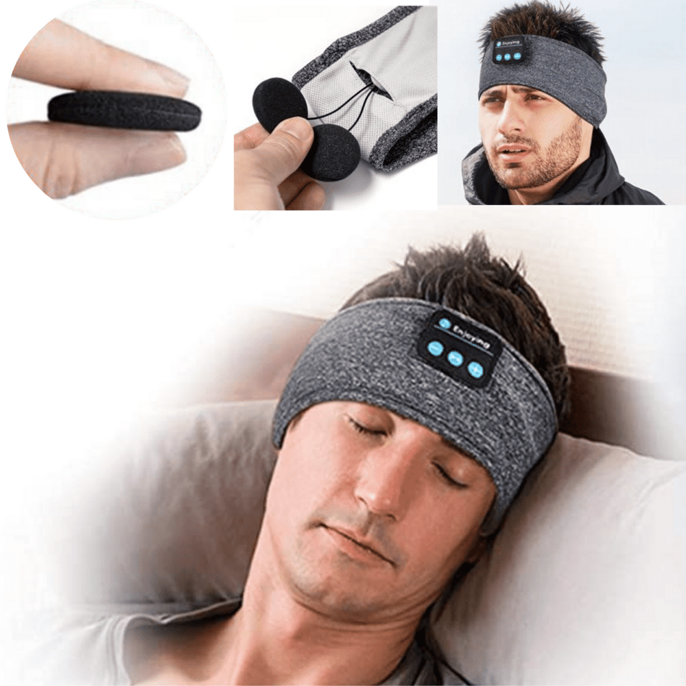 SleepHarmony | 3-in-1 Sleep Mask with Built-In Bluetooth Headphones