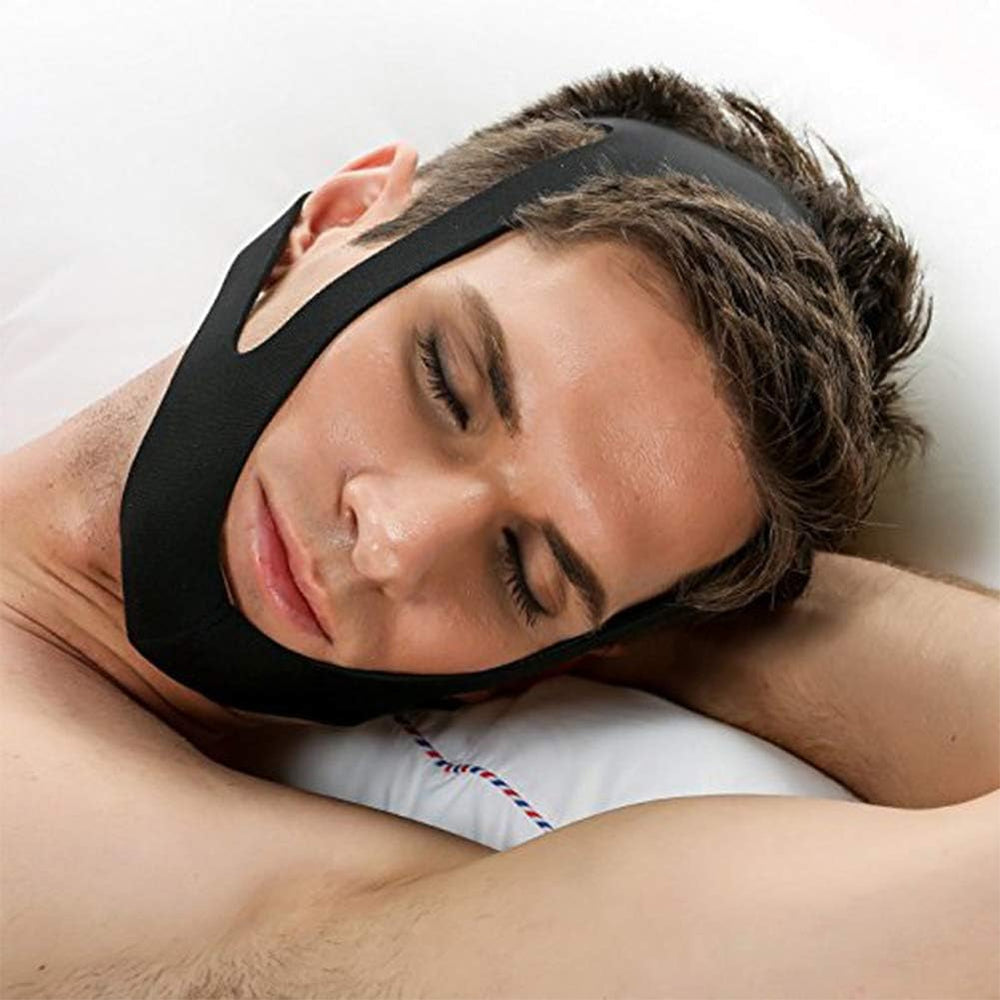 SnoozeGuard | Comfortable Adjustable Chin Strap for Snoring Relief