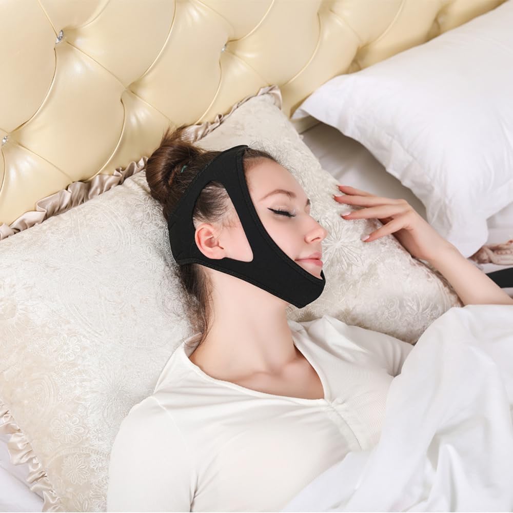 SnoozeGuard | Comfortable Adjustable Chin Strap for Snoring Relief