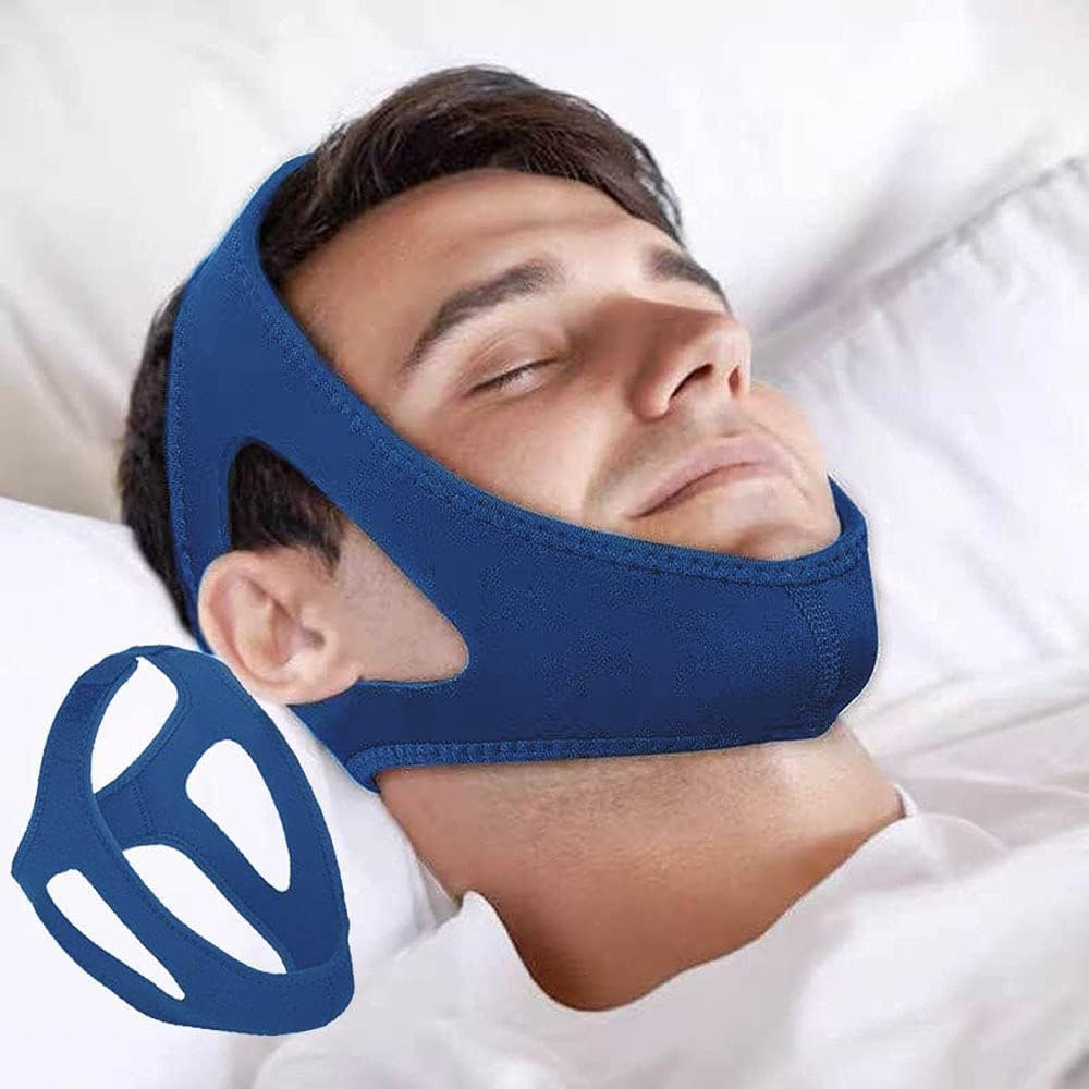 SnoozeGuard | Comfortable Adjustable Chin Strap for Snoring Relief