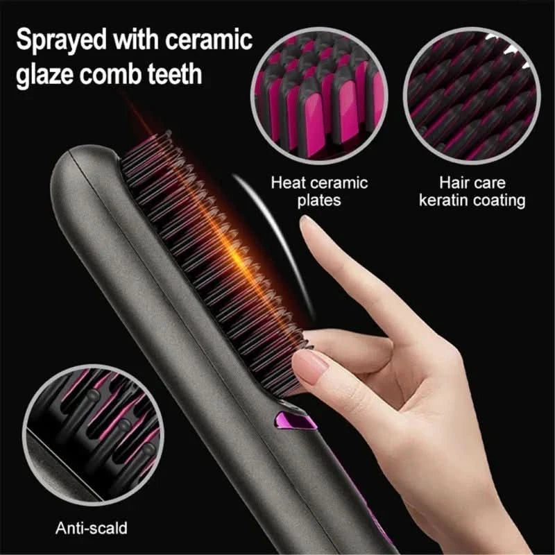 Tima Styler | Portable Hair Styling Comb for Smooth & Quick Touch-Ups