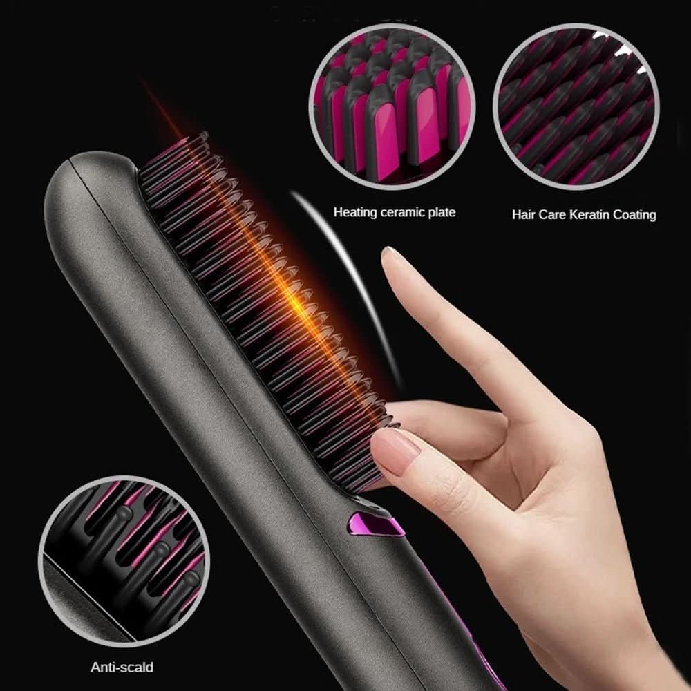 Tima Styler | Portable Hair Styling Comb for Smooth & Quick Touch-Ups