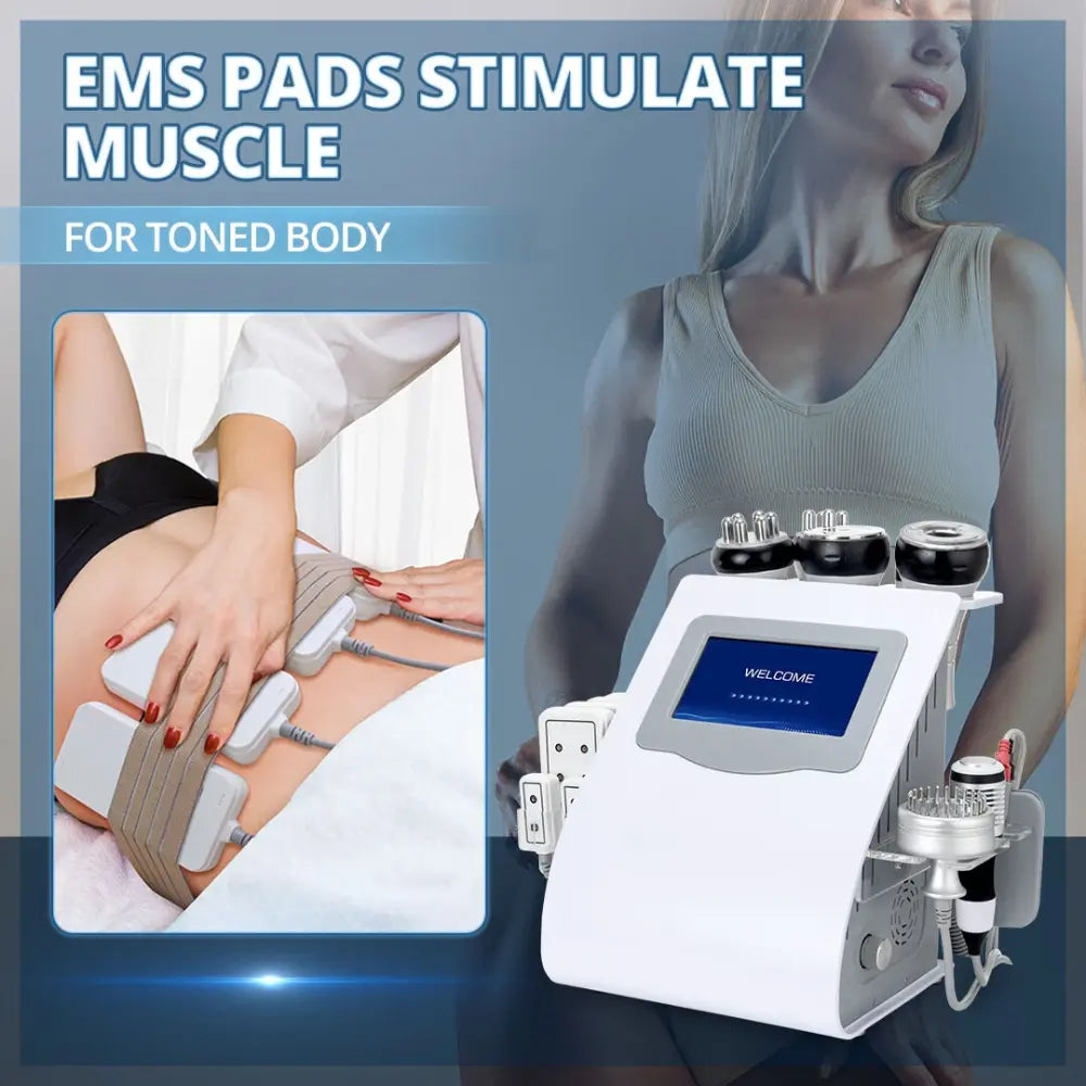 80K Ultrasonic Cavitation Machine - 9 In 1