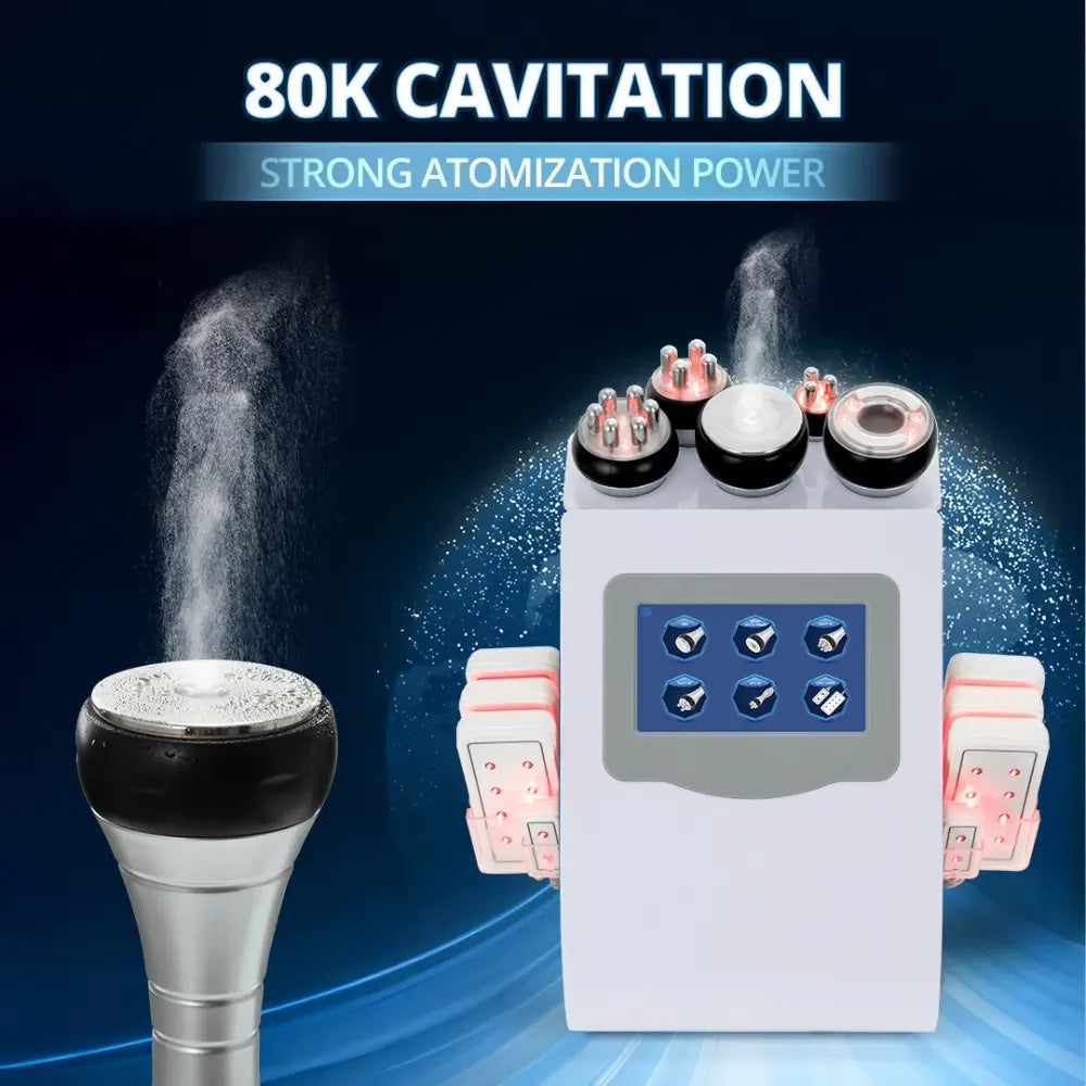 80K Ultrasonic Cavitation Machine - 9 In 1