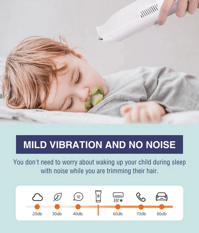 LumiTrim | Ultra-Quiet Child-Friendly Vacuum Hair Trimmer