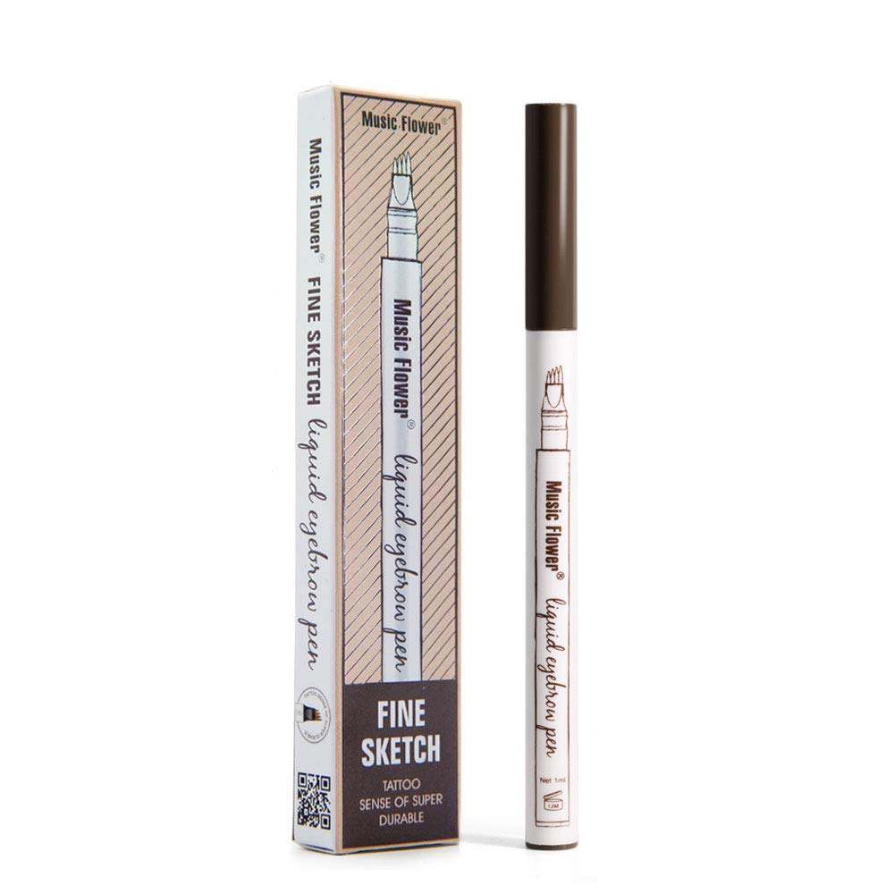 Precision Brow Pro - Waterproof Eyebrow Pencil with 4-Tip Applicator