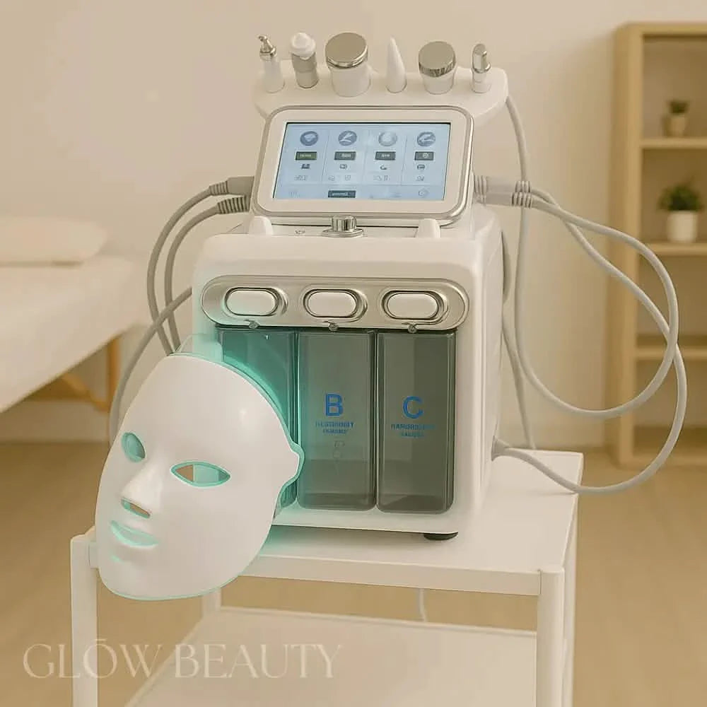 7 In 1 Hydra Dermabrasion Machine With LED Mask