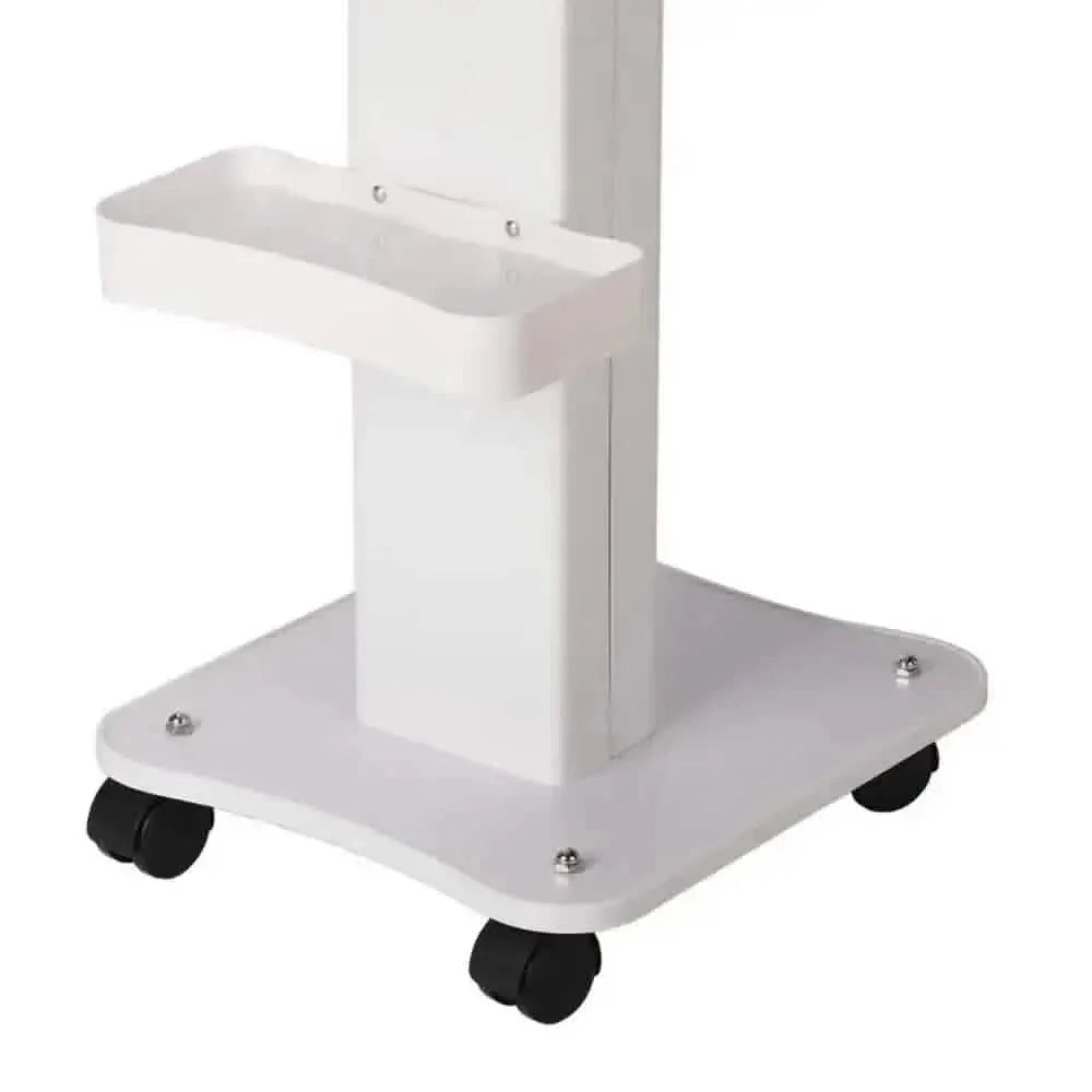 Professional White Beauty Salon Trolley On Wheels