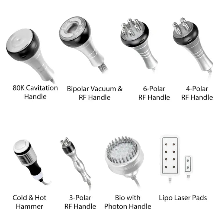 80K Ultrasonic Cavitation Machine - 9 In 1