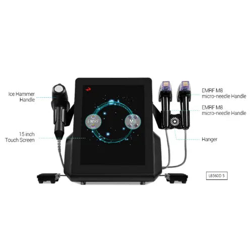 3 In 1 EMRF M8 Gold RF Microneedle Machine