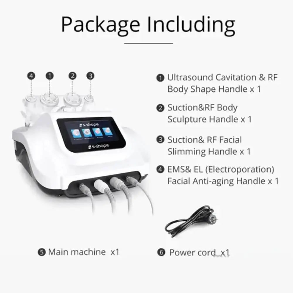 30K S Shape Cavitation Machine With Radio Frequency
