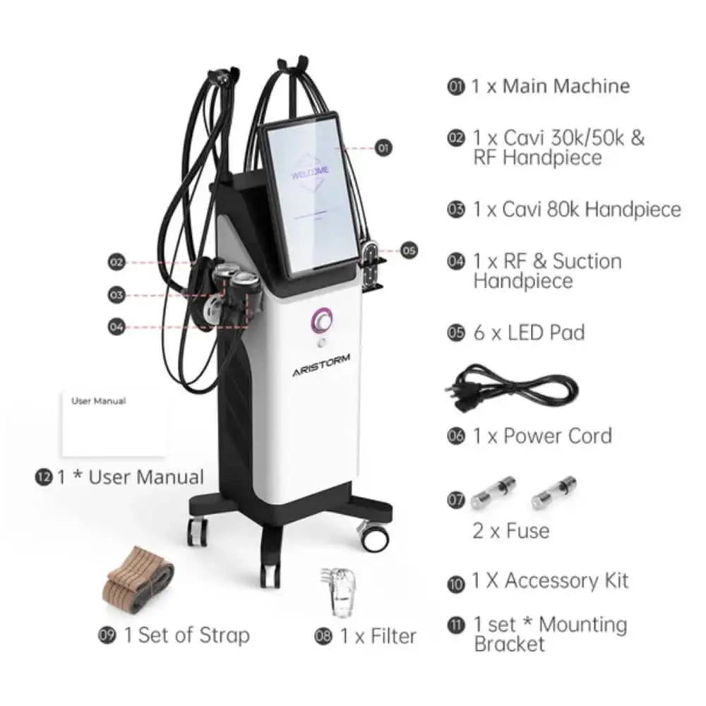 Aristorm 3DS Shape Pro  7 in 1 Cavitation Machine