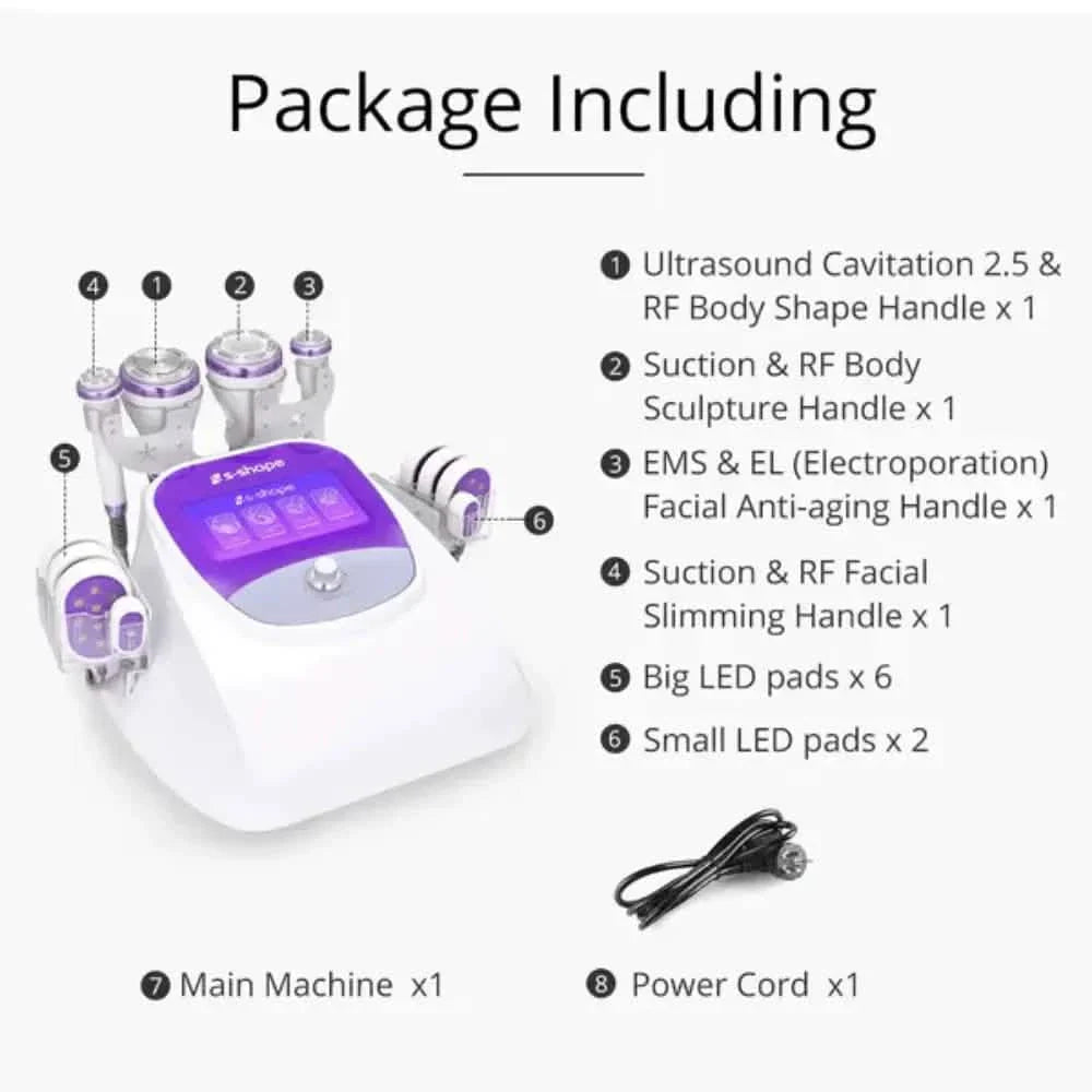 30K Unoisetion S Shape Machine With Laser Pads