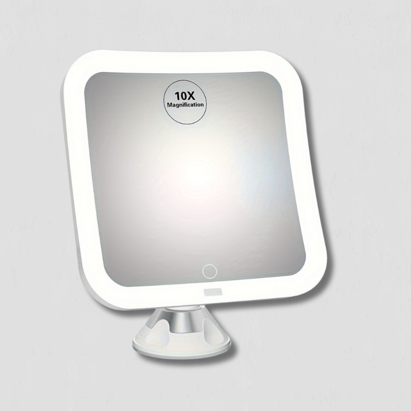 GlowSnap - Makeup Mirror with Touch Control and Suction Cup