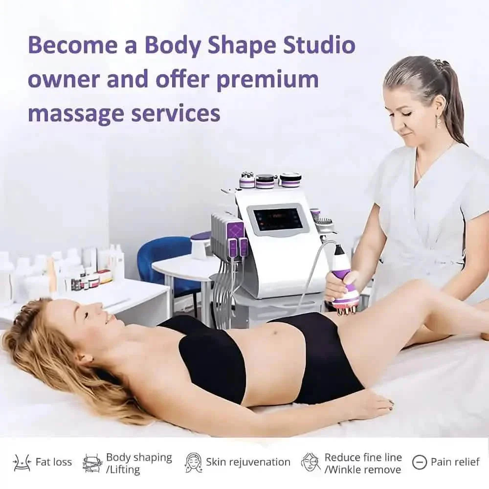 40K Ultrasonic Cavitation Machine Unoisetion 9 In 1