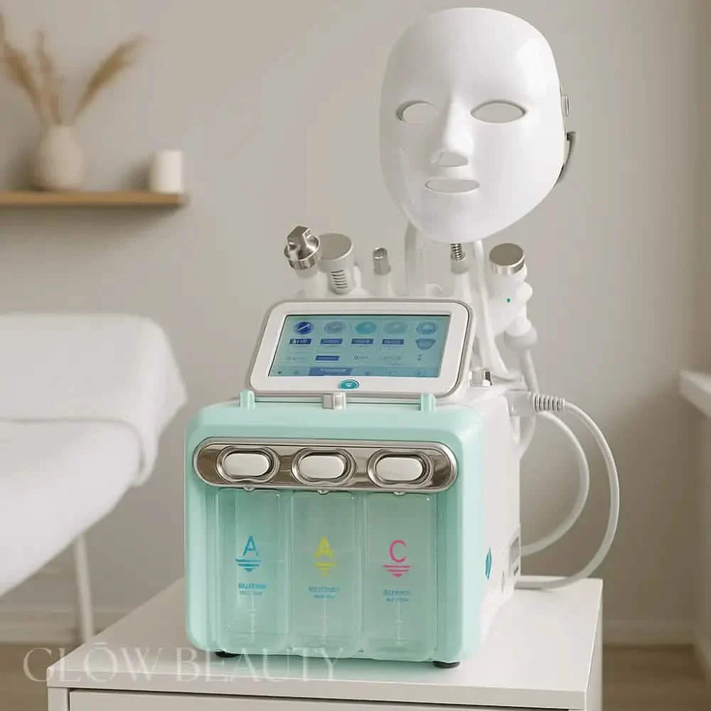 7 In 1 Dermabrasion Facial Machine Professional With LED Mask