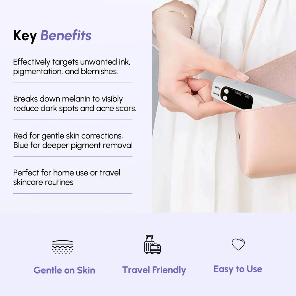 Tattoo Removal Pen with Laser Technology for Tattoo Fading & Pigment Reduction