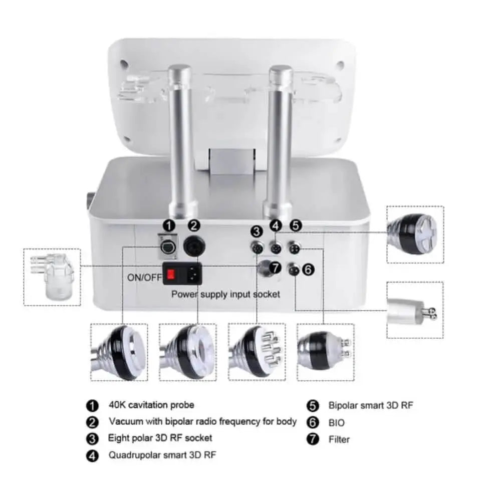 6 In 1 Advanced Ultrasonic Fat Cavitation Machine