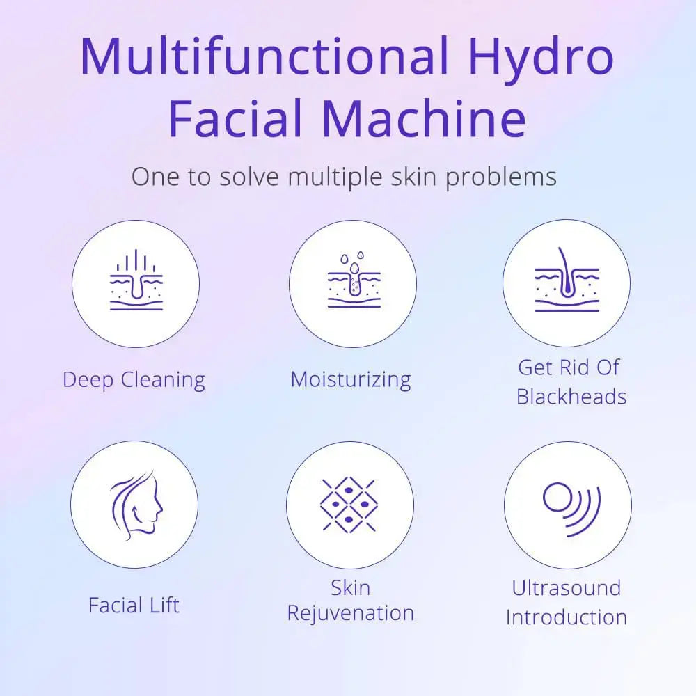 6 In 1 Hydra Dermabrasion Machine Professional