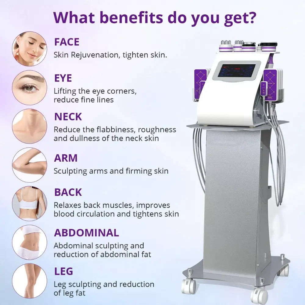 Cavitation Machine 40K 6 in 1 Ultrasonic - Upgrade