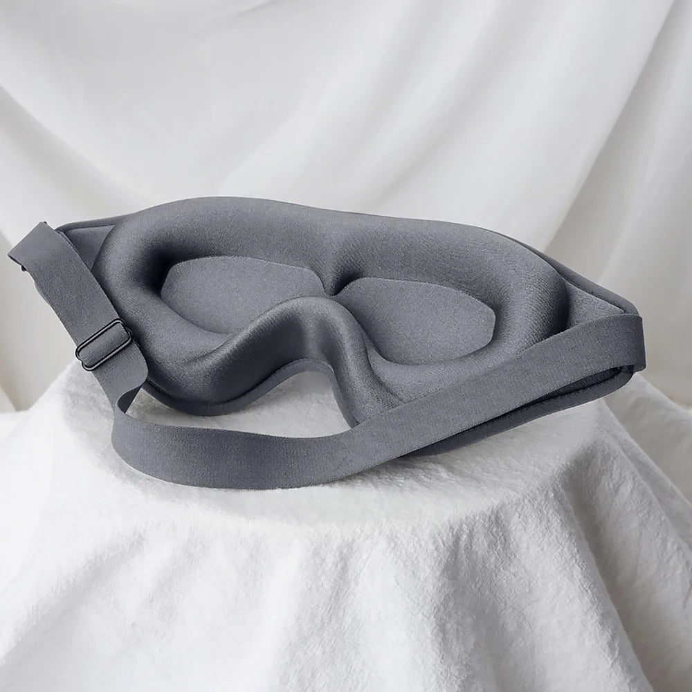 3D Sleep Mask with Soft Memory Foam – Light-Blocking Eye Mask for Sleeping, Travel & Relaxation