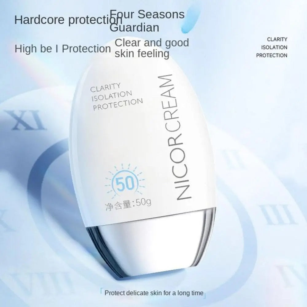 50ml Waterproof Sunscreen SPF50+ – Face & Body Sun Protection Cream