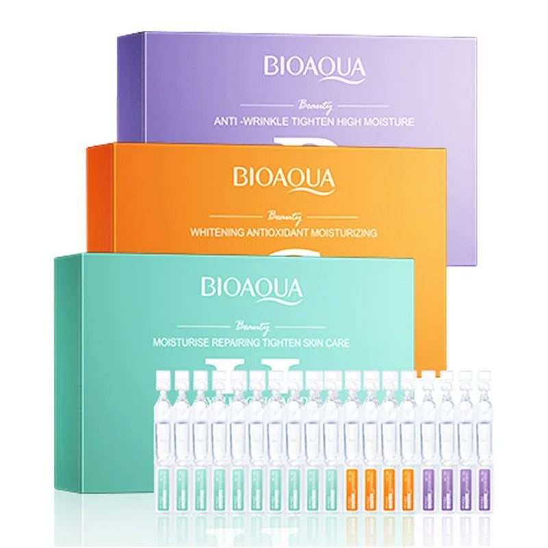 Retinol, Vitamin C & Hyaluronic Acid Serum – Moisturizing & Firming Facial Essence (30pcs)