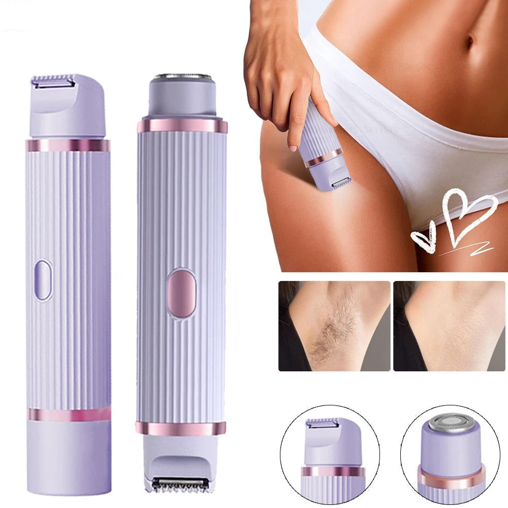 2 in 1 Electric Shaver for Women Body Hair Removal