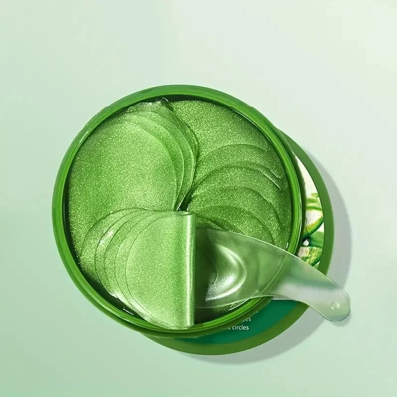 Aloe Vera Collagen Eye Mask – Hydrating & Brightening Eye Gel Patches (60pcs)