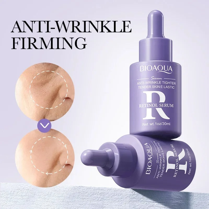 Vitamin C, Retinol & Hyaluronic Acid Serum – Anti-Wrinkle & Whitening Set (3pcs)